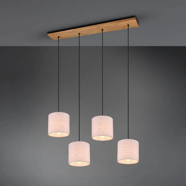 SUSPENSION 4 LUMIÈRES E27 VALDEMAR