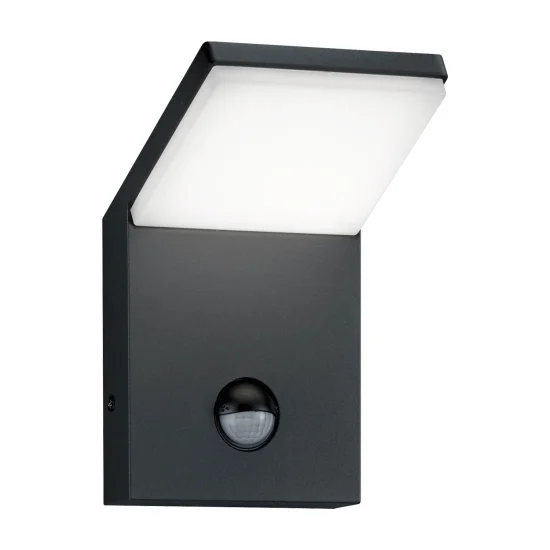 APPLIQUE EXTÉRIEURE À LED 9 W 3000K ANTHRACITE AVEC CAPTEUR IP54 CROCUS 2