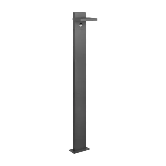 BALIZA EXTERIOR LED 8 W 3000K ANTRACITA C/SENSOR IP54 100 CM BROMELIA 2