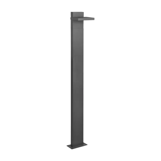 BALIZA EXTERIOR LED 8 W 3000K ANTRACITA IP54 100 CM BROMELIA 2