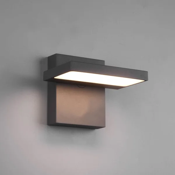 APLIQUE EXTERIOR LED 8 W 3000K ANTRACITA IP54 BROMELIA