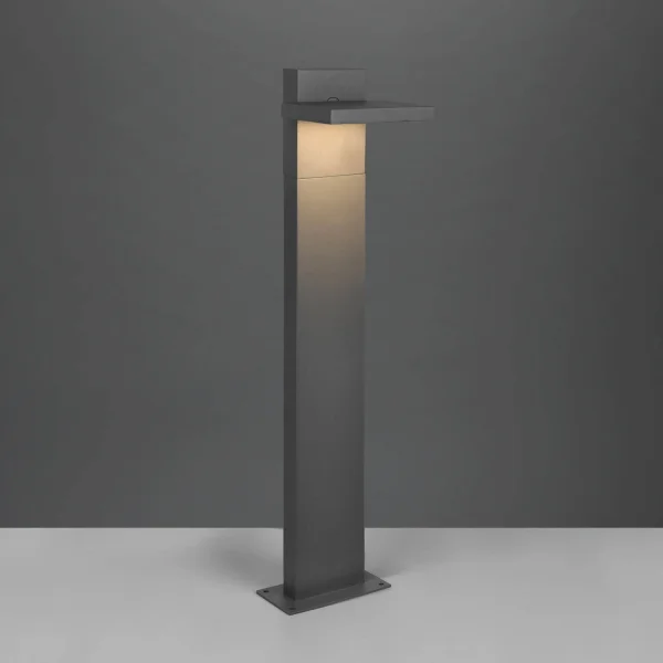 BALIZA EXTERIOR LED 8 W 3000K ANTRACITA IP54 50 CM BROMELIA