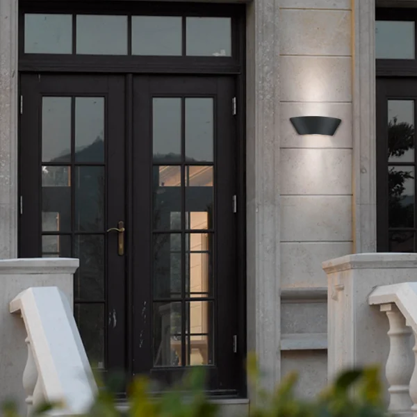 APPLIQUE EXTÉRIEURE À LEDS 2 W + 5,5 W 3000K ANTHRACITE IP54 APRICOT