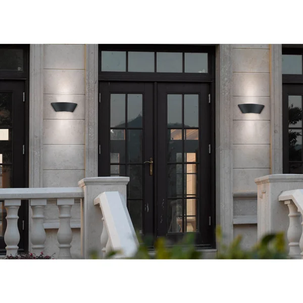 APPLIQUE EXTÉRIEURE À LEDS 2 W + 5,5 W 3000K ANTHRACITE IP54 APRICOT