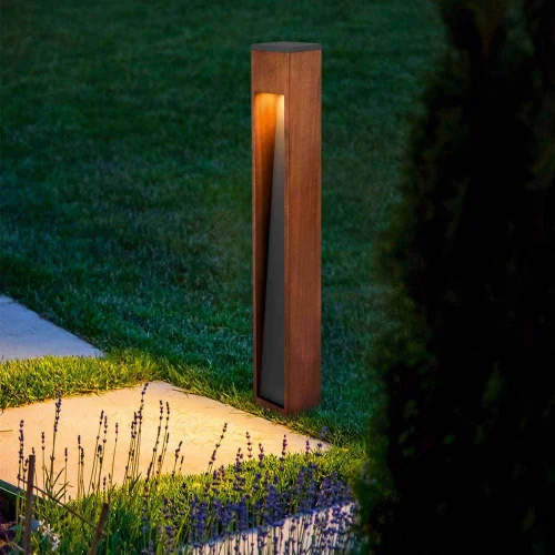 BALIZA EXTERIOR MADERA GU10 IP44 80 CM MULBERRY BALIZA EXTERIOR MADERA GU10 IP44 80 CM MULBERRY