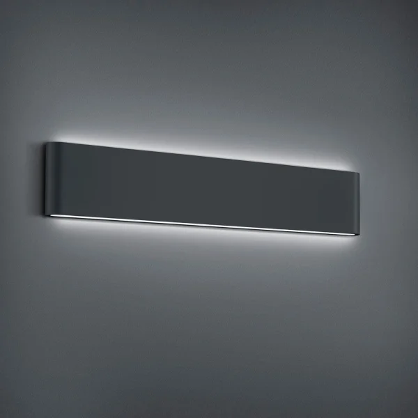 APPLIQUER EXTÉRISOR LED TUERIS 2x8W 3000K ANTRACITA