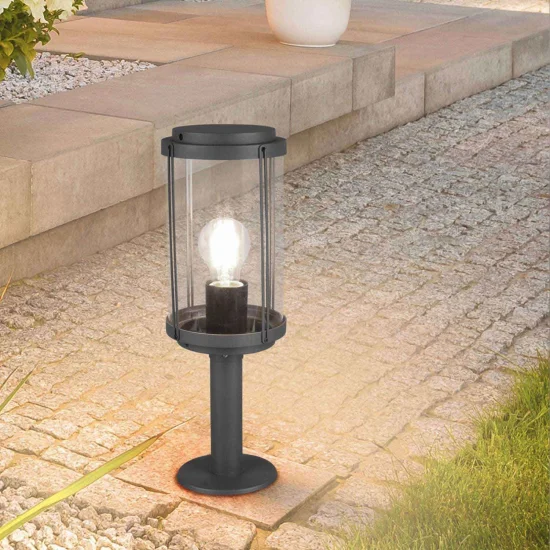 LANTERNE D'EXTÉRIEUR 40 CM E27 IP44 ANTHRACITE TRILLIUM