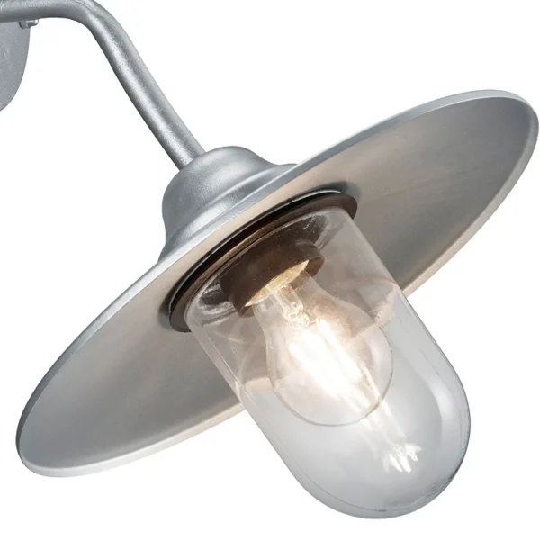 APLIQUE EXTERIOR E27 IP44 ZINC TULSI