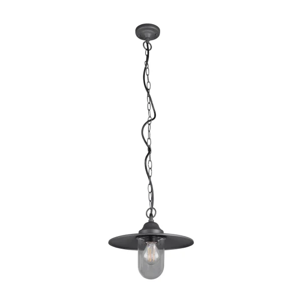 LÁMPARA COLGANTE EXTERIOR E27 IP44 ANTRACITA TULSI LÁMPARA COLGANTE EXTERIOR E27 IP44 ANTRACITA TULSI