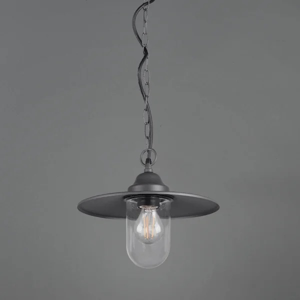 LÁMPARA COLGANTE EXTERIOR E27 IP44 ANTRACITA TULSI LÁMPARA COLGANTE EXTERIOR E27 IP44 ANTRACITA TULSI