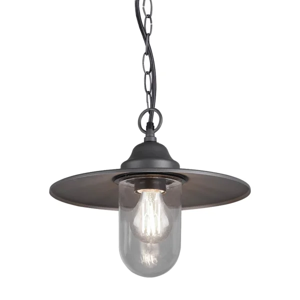 LÁMPARA COLGANTE EXTERIOR E27 IP44 ANTRACITA TULSI LÁMPARA COLGANTE EXTERIOR E27 IP44 ANTRACITA TULSI