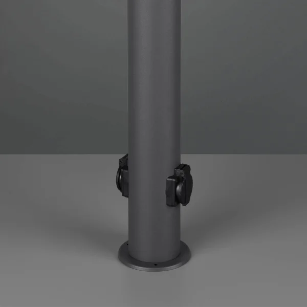 BALIZA KIAMA ANTRACITA CON TOMA DE CORRIENTE