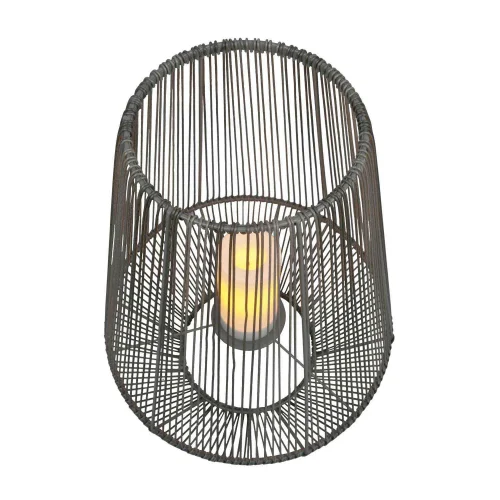 FAROL DE EXTERIOR SMD LED 2 W SOLAR 51 CM NEGRO RIVER