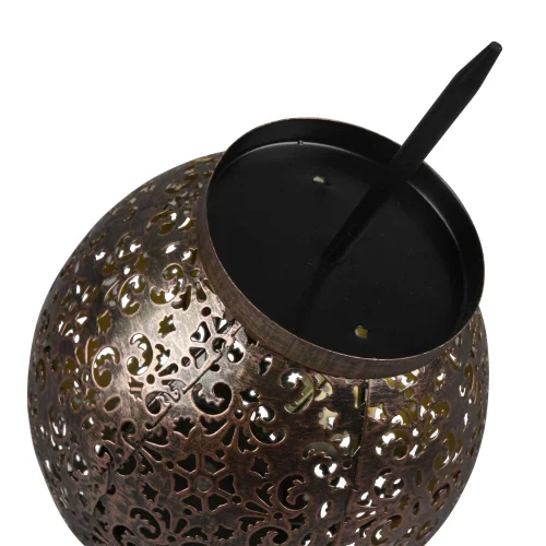 FAROL DE EXTERIOR SOLAR COBRE ANTIGUO CANEK