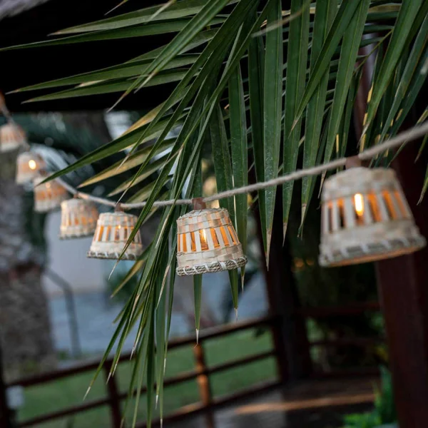 GUIRLANDE SOLAIRE + BATTERIE RECHARGEABLE CÂBLE DE JUTE RECHARGEABLE AURORA NEWGARDEN