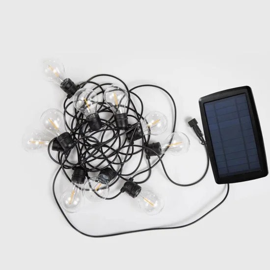 GUIRNALDA SOLAR + BATTERY CABLE NEGRO ALLEGRA NEWGARDEN 2