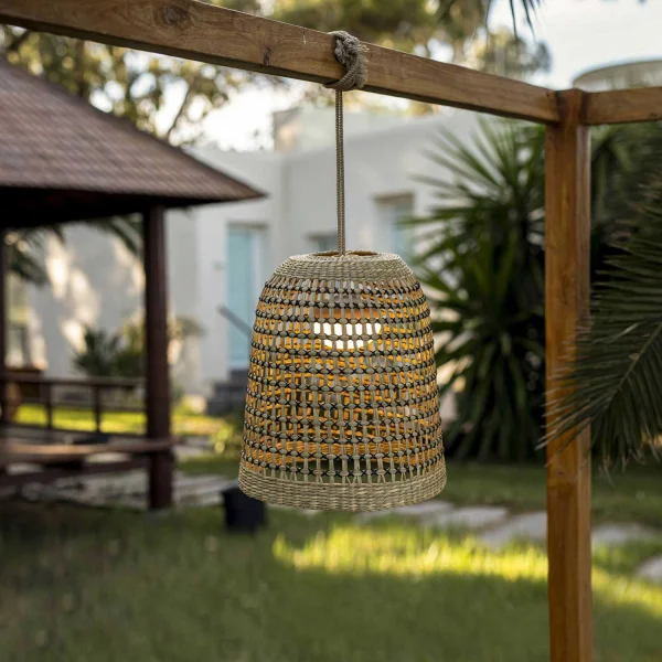 LÁMPARA COLGANTE EXTERIOR SIN CABLE POSITANO 35 BATTERY HANG