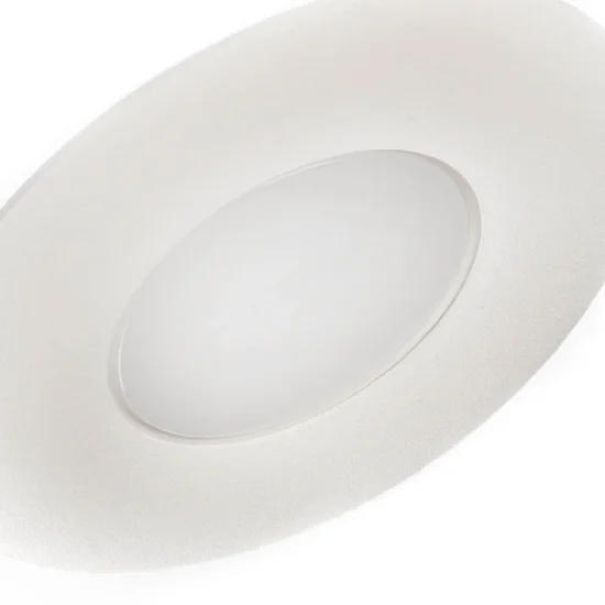 SPOT ENCASTRÉ Ø 9 CM ALUMINIUM USINÉ BLANC GU10 2