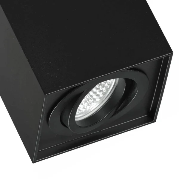 SPOT À SURFACE INCLINABLE NOIR GU10 CARRÉ SPOT À SURFACE INCLINABLE NOIR GU10 CARRÉ