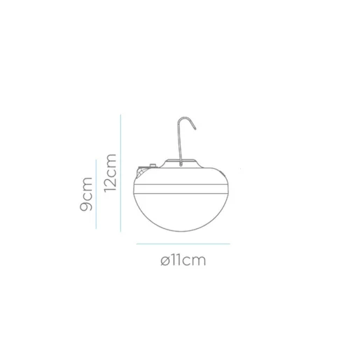 AMPOULE PORTABLE 9W RECHARGEABLE BLANCHE CHERRY