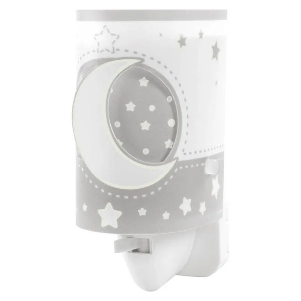 VEILLEUSE POUR ENFANT LUNE GRIS