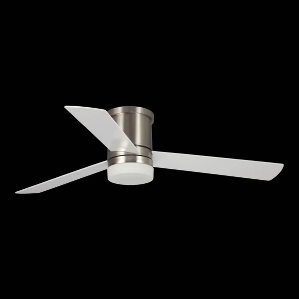 VENTILATEUR DE PLAFOND 18 W RÉGLABLE NICKEL SATINE NAYSA VENTILATEUR DE PLAFOND 18 W RÉGLABLE NICKEL SATINE NAYSA