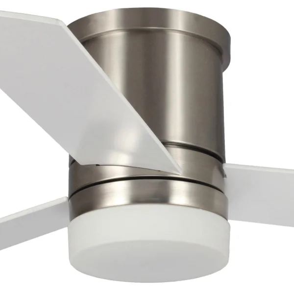 VENTILATEUR DE PLAFOND 18 W RÉGLABLE NICKEL SATINE NAYSA VENTILATEUR DE PLAFOND 18 W RÉGLABLE NICKEL SATINE NAYSA