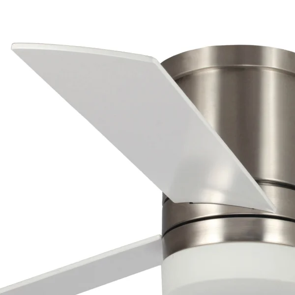 VENTILATEUR DE PLAFOND 18 W RÉGLABLE NICKEL SATINE NAYSA VENTILATEUR DE PLAFOND 18 W RÉGLABLE NICKEL SATINE NAYSA