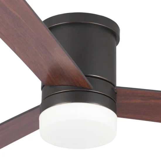 VENTILATEUR DE PLAFOND 18 W RÉGLABLE MARRON NAYSA 2
