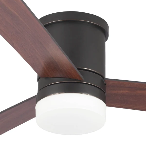 VENTILATEUR DE PLAFOND 18 W RÉGLABLE MARRON NAYSA VENTILATEUR DE PLAFOND 18 W RÉGLABLE MARRON NAYSA