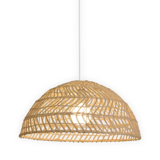 SUSPENSION EN ROTIN GRAND E27 WIKOLIA 2