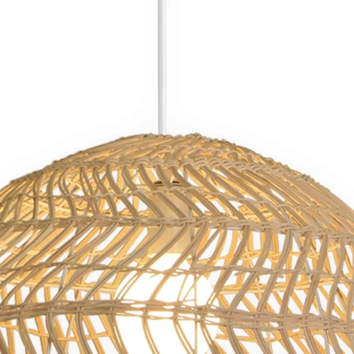 SUSPENSION EN ROTIN GRAND E27 WIKOLIA