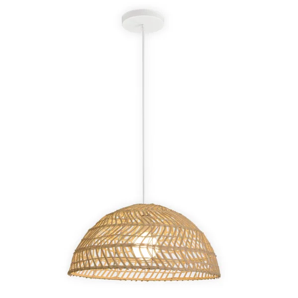 SUSPENSION EN ROTIN GRAND E27 WIKOLIA