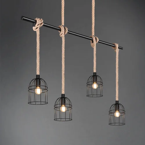 LAMPE DE PLAFOND 4 LUMIÈRES 4 LUCES E14 150 CM NAKIA