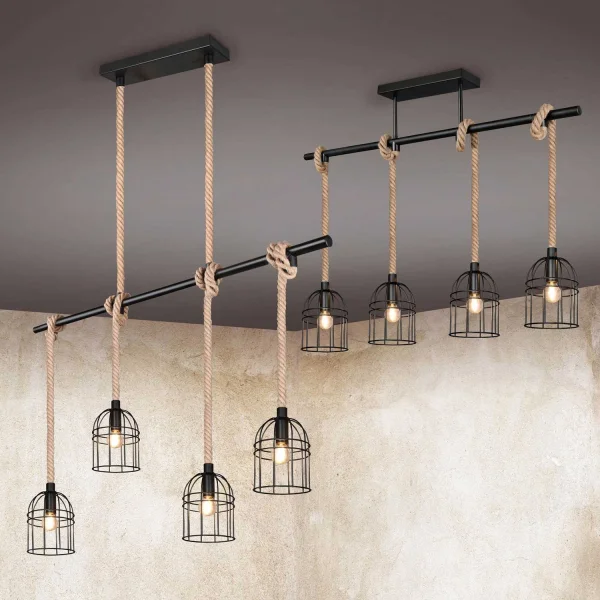 LAMPE DE PLAFOND 4 LUMIÈRES 4 LUCES E14 150 CM NAKIA