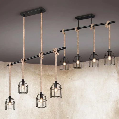 LAMPE DE PLAFOND 4 LUMIÈRES 4 LUCES E14 150 CM NAKIA