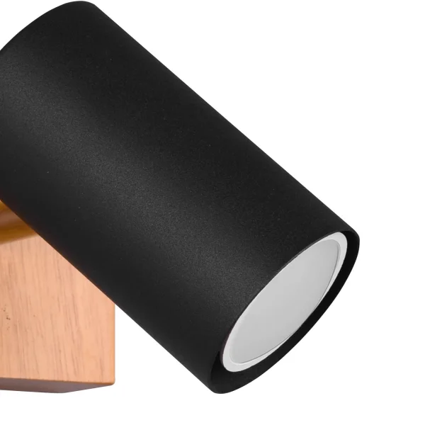 SPOT GRAFTON 1 LUMIÈRE MARRON CLAIR NOIR SPOT GRAFTON 1 LUMIÈRE MARRON CLAIR NOIR