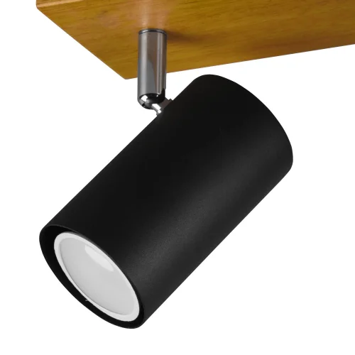 SPOT GRAFTON 2 LUMIÈRES MARRON CLAIR NOIR