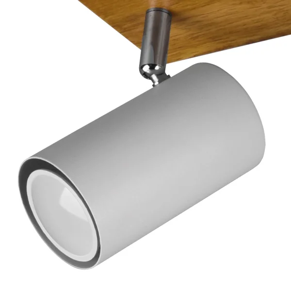 FOCO GRAFTON DE 3 LUCES MARRÓN CLARO BLANCO FOCO GRAFTON DE 3 LUCES MARRÓN CLARO BLANCO