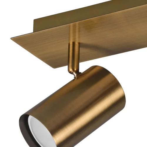 FOCO GRAFTON DE 2 LUCES LATÓN ANTIGUO