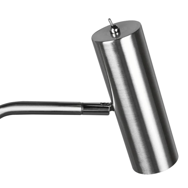 LÁMPARA DE PIE GRAFTON NÍQUEL MATE