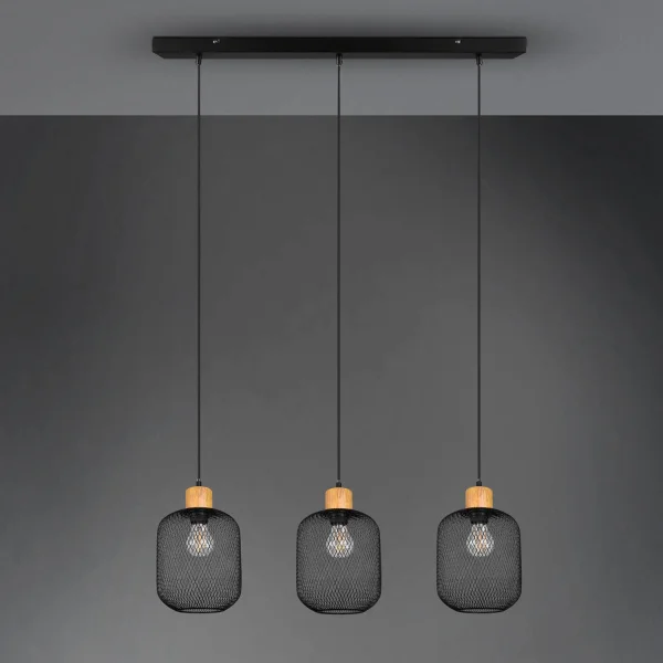 LÁMPARA DE TECHO 3 LUCES E27 BECCA