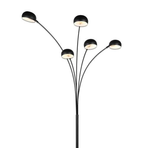 LAMPADAIRE 5 LUMIÈRES NOIR E14 JULIANA LAMPADAIRE 5 LUMIÈRES NOIR E14 JULIANA