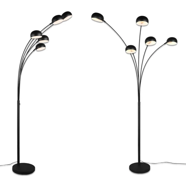 LAMPADAIRE 5 LUMIÈRES NOIR E14 JULIANA LAMPADAIRE 5 LUMIÈRES NOIR E14 JULIANA