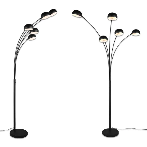 LAMPADAIRE 5 LUMIÈRES NOIR E14 JULIANA LAMPADAIRE 5 LUMIÈRES NOIR E14 JULIANA