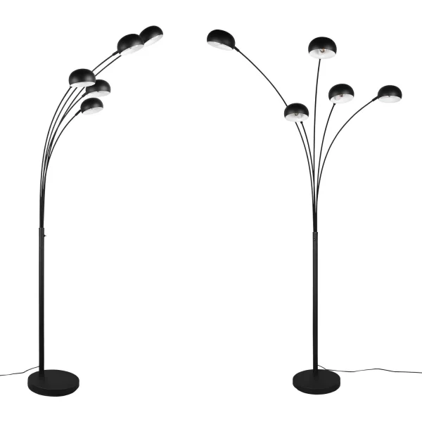 LAMPADAIRE 5 LUMIÈRES NOIR E14 JULIANA LAMPADAIRE 5 LUMIÈRES NOIR E14 JULIANA