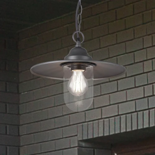 LÁMPARA COLGANTE EXTERIOR E27 IP44 ANTRACITA TULSI LÁMPARA COLGANTE EXTERIOR E27 IP44 ANTRACITA TULSI