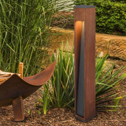 BALIZA EXTERIOR MADERA GU10 IP44 80 CM MULBERRY BALIZA EXTERIOR MADERA GU10 IP44 80 CM MULBERRY