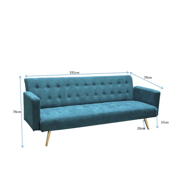 LIT SOFA BLEU GINEBRA