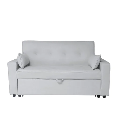 SOFÁ CAMA GRIS CLARO LEXIE